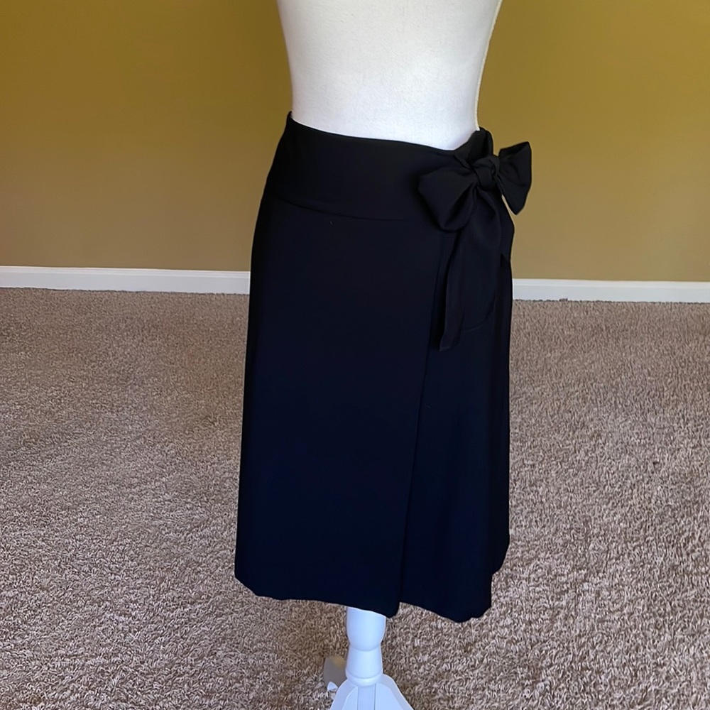 Banana Republic - Black Faux Wrap Skirt
